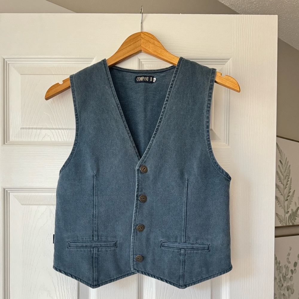 Vintage Company B Button-Up Vest